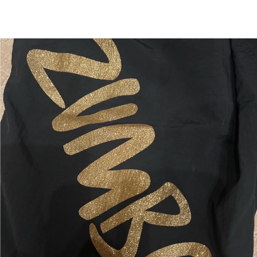 Zumba capri glitter logo prints size M - Picture 3 of 7